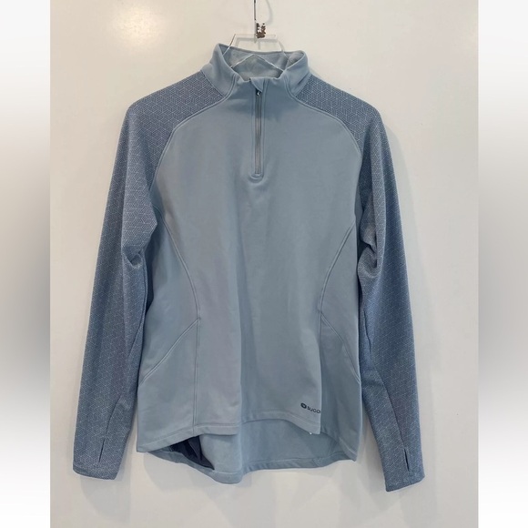 Sugoi Cycling Blue Quarter Zip Pullover Womens Size XL‎ (1328) - Picture 1 of 6